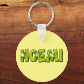 Noemi Name Kiwi Design Schlüsselanhänger キーホルダー (正面)