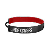 #NOEXCUSESやる気を起こさせるフィットネスなし アスレチックヘッドバンド (左)