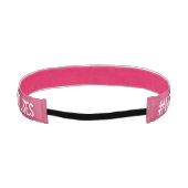 #NOEXCUSESやる気を起こさせるフィットネスなし アスレチックヘッドバンド (裏面)