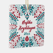Noflike Krystdagen, West Frisian Merry Christmas セラミックオーナメント (右)