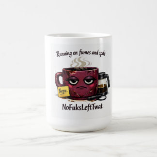 NoFuksLeftTwat コーヒーマグカップ