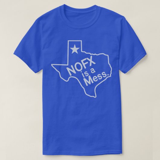 NOFXは混乱 Tシャツ (デザイン正面)