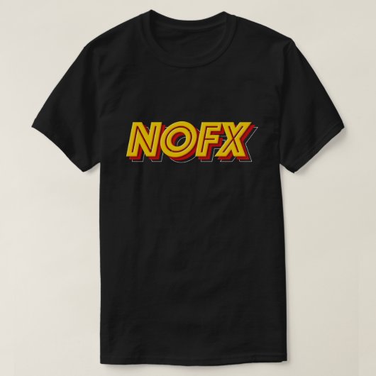 NOFXバンドグッズタイプ Tシャツ (デザイン正面)