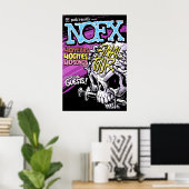 NOFX Final Tour REPRODUCTION Gig Poster Matte  Art ポスター (ホームオフィス)