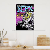 NOFX Final Tour REPRODUCTION Gig Poster Matte  Art ポスター (キッチン)