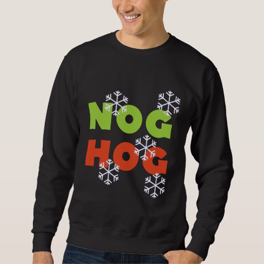 Nog HogホリデーTシャツとギフト スウェットシャツ (正面)