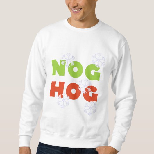 Nog HogホリデーTシャツとギフト スウェットシャツ (正面)