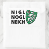 Nogl neich Vintage Steiermark Österreich 長方形シール (バッグ)