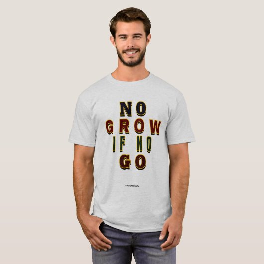 NOGROW 🚀 Tシャツ (正面フル)