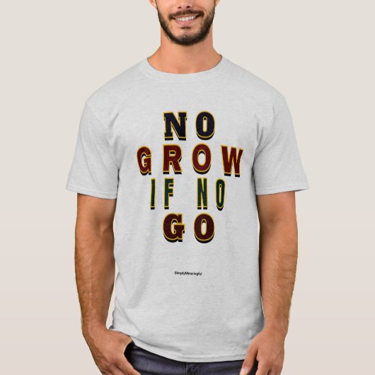 NOGROW 🚀 Tシャツ (正面)