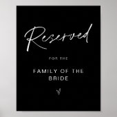 NOIRファミリサイン用の予約シート ポスター (正面)