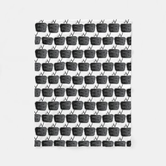 Noirフィルム フリースブランケット (正面)