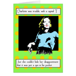 Noirフィルム: 銃(ポップアート)を持つ女の子