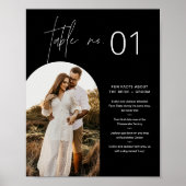 NOIRミニマリストテーブル番号(おもしろいファクト8x10) ポスター (正面)