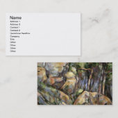 Noir館の下の洞窟の近くの石c.190 名刺 (正面/裏面)