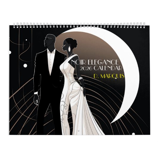 NOIR ELEGANCE 2026年カレンダー カレンダー (カバー)