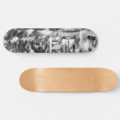 noir et blanc photo abstraite スケートボード (横)