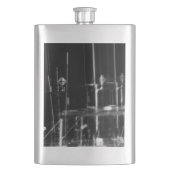 noir et blanc photo abstraite フラスク (正面)