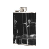 noir et blanc photo abstraite フラスク (左)