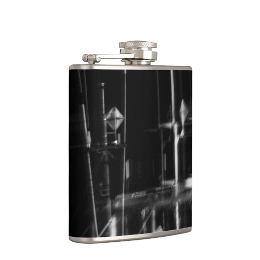 noir et blanc photo abstraite フラスク (右)