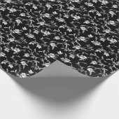 Noir Floral Vine Wrapping Paper ラッピングペーパー (角)