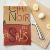 Noir Leの雑談- Steinlen キッチンタオル (四つ折り)