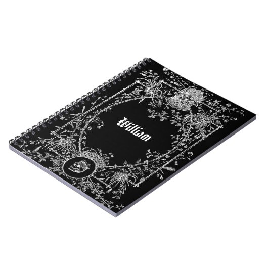 Noir Nights Notebook - Dark Gothic Journal ノートブック (左側)