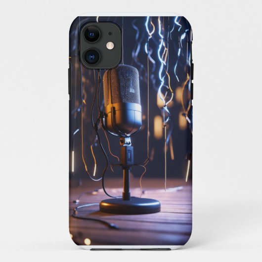 "Noir Nights: The DJ Scene" Case-Mate iPhoneケース (裏面)