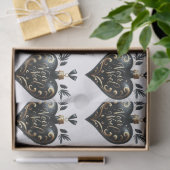 Noir Noel Heart Shaped Ornament Gift Tissue Paper 薄葉紙 (ギフト)