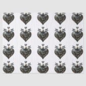 Noir Noel Heart Shaped Ornament Gift Tissue Paper 薄葉紙 (正面)