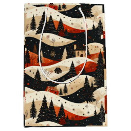 Noir Noël - House ミディアムペーパーバッグ