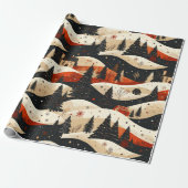 Noir Noël - House ラッピングペーパー (アンロールド)