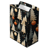 Noir Noël tree ミディアムペーパーバッグ (裏面アングル)