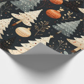 Noir Noël tree ラッピングペーパー (角)