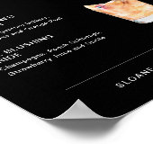 NOIR Signature Drinks結婚's Sign Black 8x10 ポスター (角)