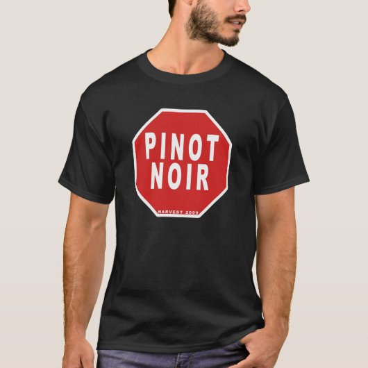 Noir STOP_Pinot Tシャツ (正面)