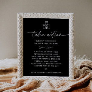 NOIR Take Action'結婚's I Spy Sign ポスター