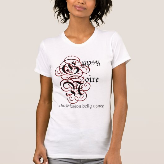 Noireのジプシーのロゴ Tシャツ (正面)