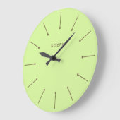 Noirva Minimal Clock ラージ壁時計 (傾斜)