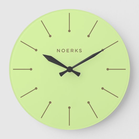 Noirva Minimal Clock ラージ壁時計 (正面)