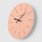Noirva Minimal Clock ラージ壁時計 (傾斜)