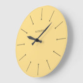 Noirva Minimal Clock ラージ壁時計 (傾斜)