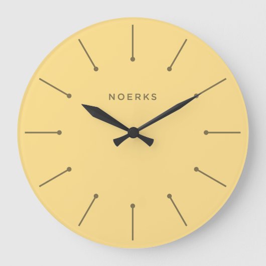 Noirva Minimal Clock ラージ壁時計 (正面)