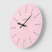 Noirva Minimal Clock ラージ壁時計 (傾斜)