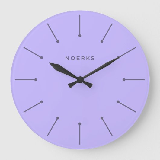 Noirva Minimal Clock ラージ壁時計 (正面)