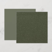 Noise Texture Moss-Green Flat Note Card (カスタム) ノートカード (正面/裏面)