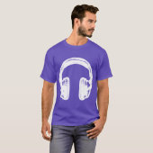 NOISEtrendsのヘッドホーンのティー Tシャツ (正面フル)
