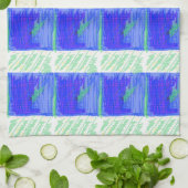 Noisy Nautical Theme Kitchen Towel キッチンタオル (折り畳み)