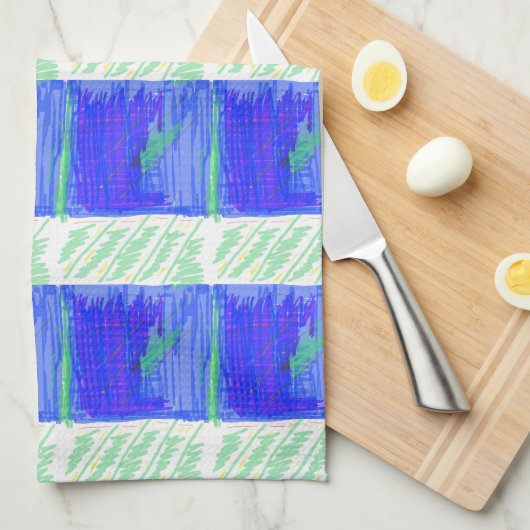 Noisy Nautical Theme Kitchen Towel キッチンタオル (四つ折り)