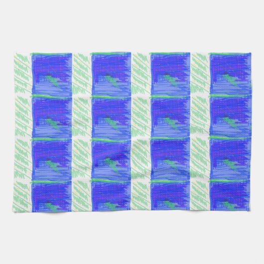 Noisy Nautical Theme Kitchen Towel キッチンタオル (横)